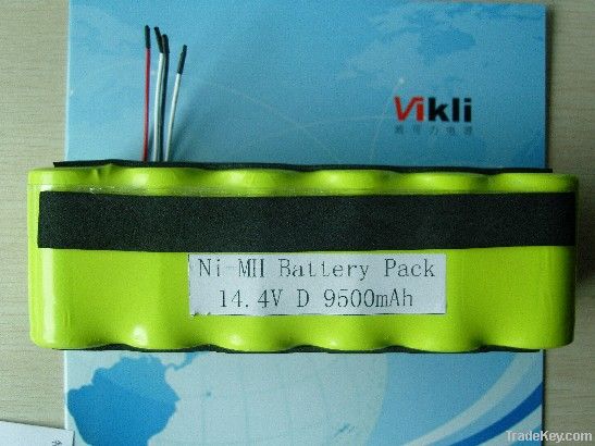 NiMH Battery, 14.4V D9.5ah NiMH Rechargeable Battery Pack, Garden Tools