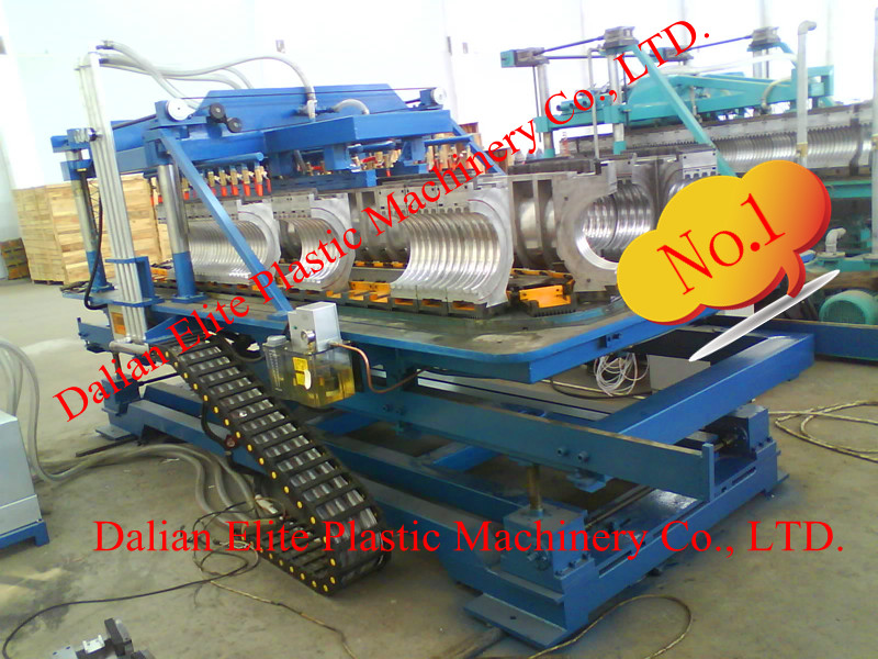 plastic corrugated pipe machine