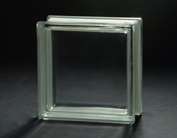 Clear glass block