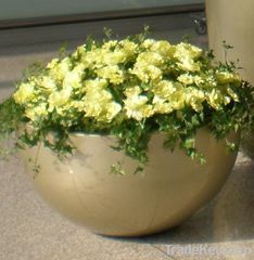 Fiberglass garden pot