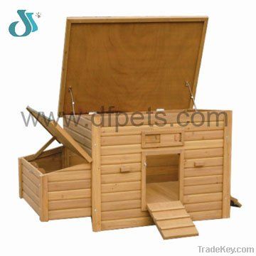 Opening roof Wooden Hen House DFC-010