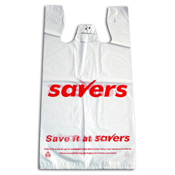 HDPE/LDPE plastic vest bags