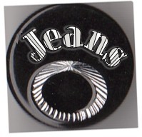 Jeans button, metal button