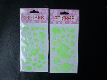 glow in dark sticker