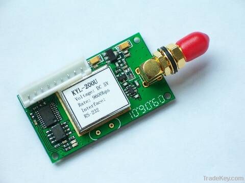 Wireless RF Module 100mW 433MHz, RS232/RS485/TTL Interface