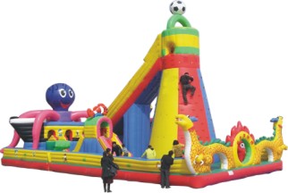 Inflatable fun city