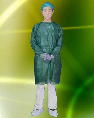 Non Woven Isolation Coat, Surgical Gown