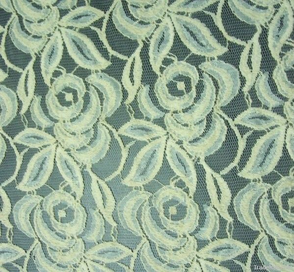 Cotton/Nylon lace fabric