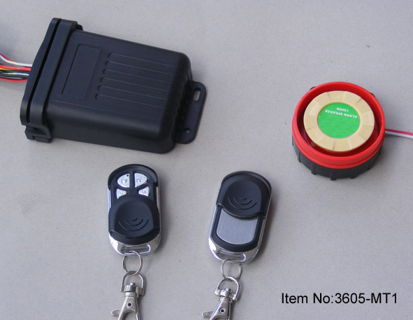one way motocycle alarm system 3605-MT1