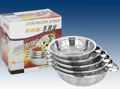 stainless steel colander