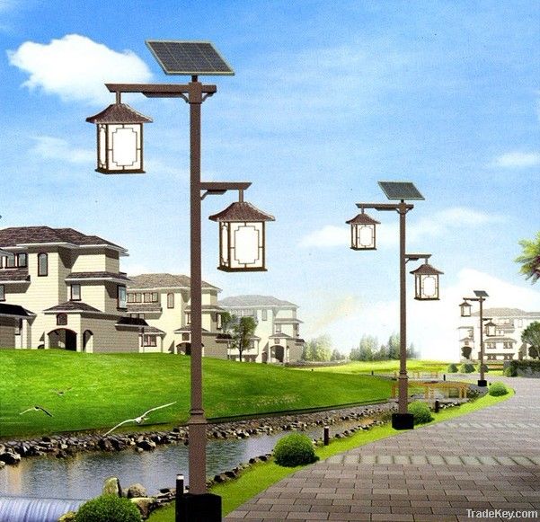 5W~15W LED Solar garden light post lamp (GL72)