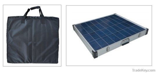 120W portable solar energy system for camping