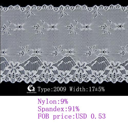 trimming lace