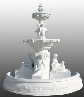 stone fountain