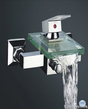 glass lead waterfall bath&shower faucet