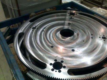 Machined steel parts with corrosion protection