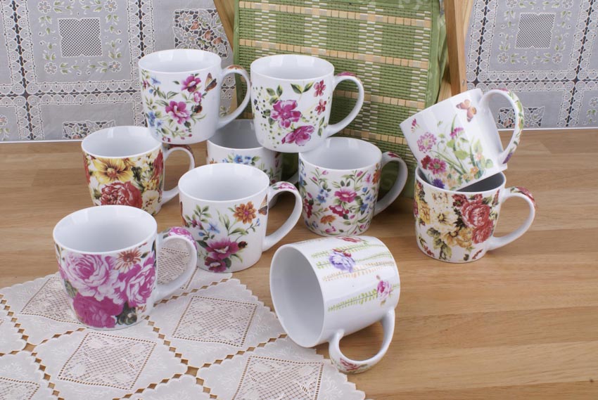 Porcelain mug, ceramic mug, Coffee cup