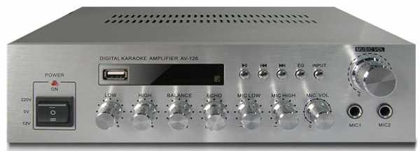 small amplifier AV-126 with USB input