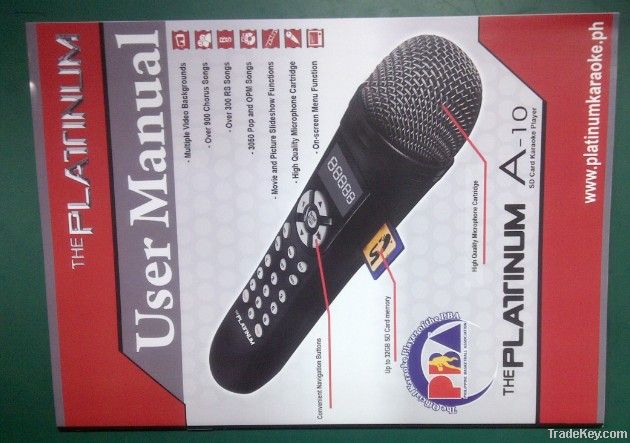 portable magic sing microphone midi karaoke player