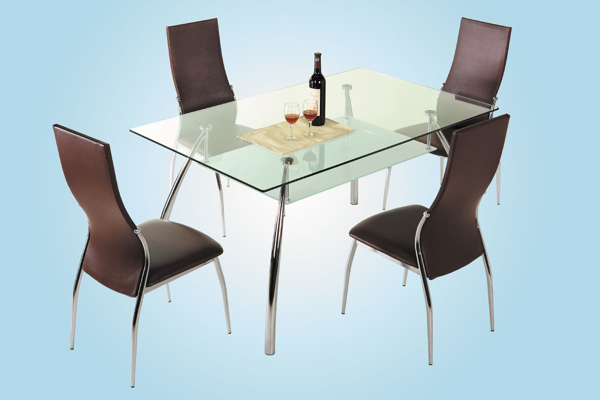 dining table(one pc)&dining chairs(four pcs)