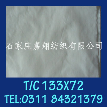 t/c 65/35 45x45 133x72 grey fabric