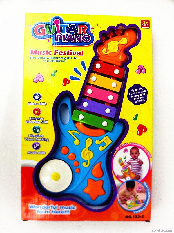 Musical toy guitar piano