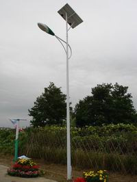 28W solar led street light with 6M light pole