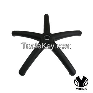 PP and nylon footbases for office chair