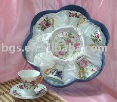 80CC  Porcelain Tea  Cup  Set