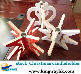 stock stocklot closeout   Christmas candleholder