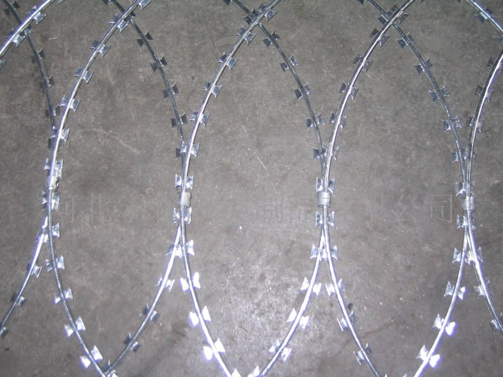 razor barbed wire, razor wire(ISO9001 verified factory)