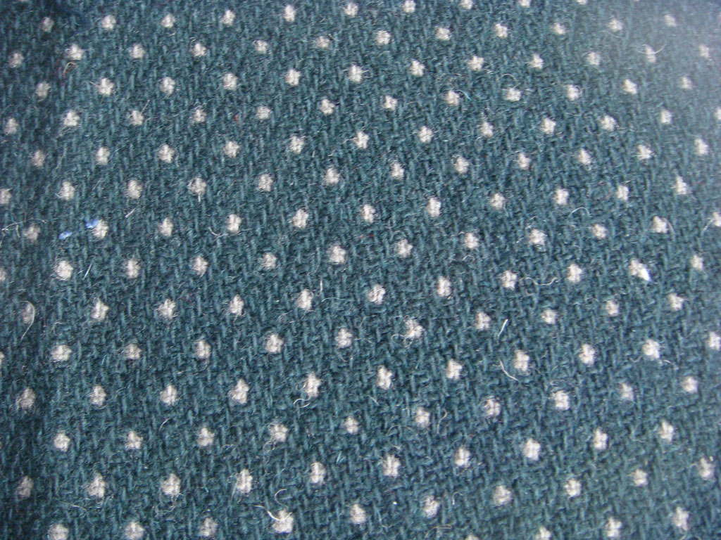 spot wool fabric