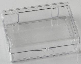 clear plastic  box