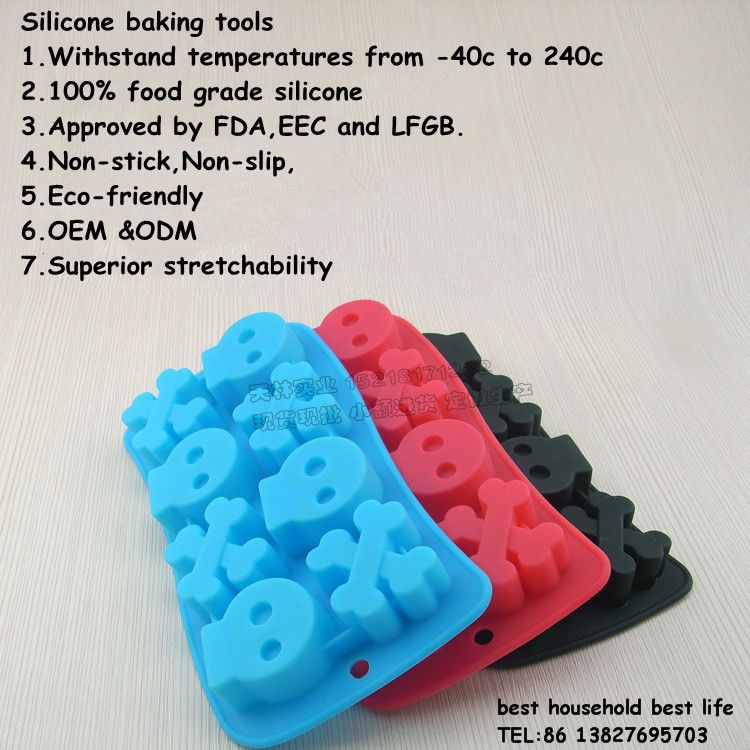 Non-stick kitchen Silicone icy cube tray mold