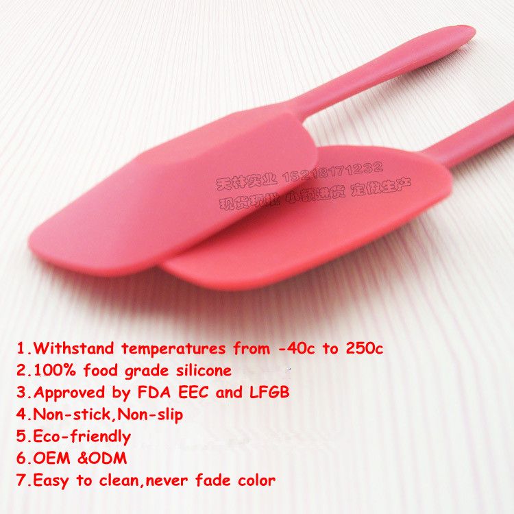 Integrated silicone spatula  turner