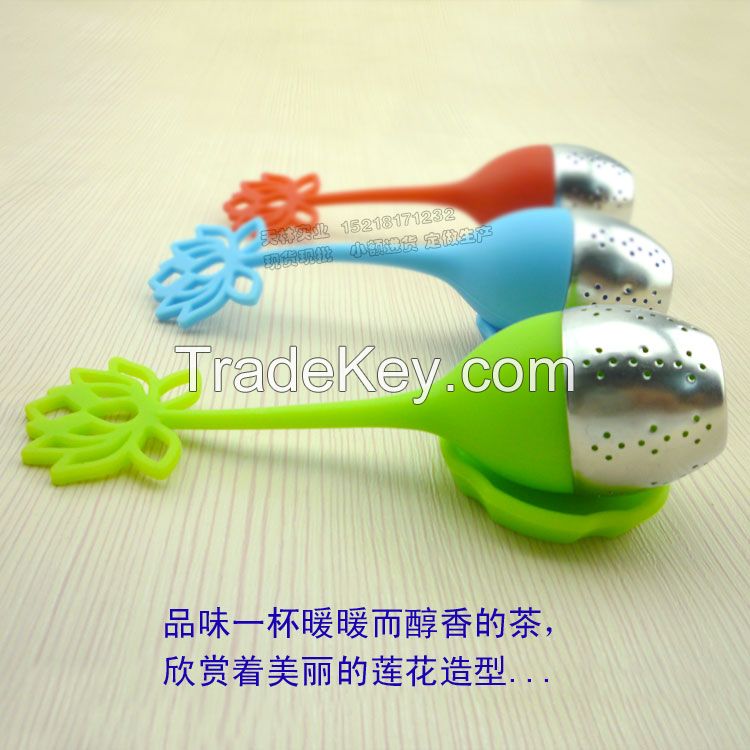silicone flower tea infuser