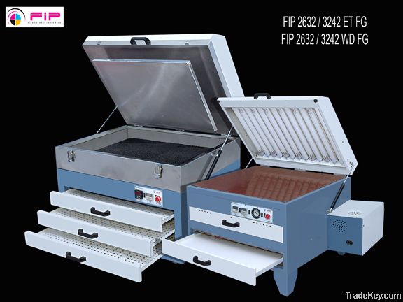 Flexo photopolymer plate making machine