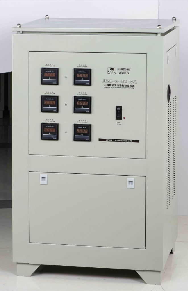 JSW (Triphase) series Precision Purified  AC Voltage Stabilizer