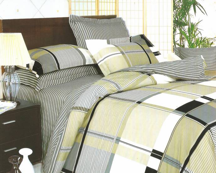 100% polyester brushed fabric bedding set