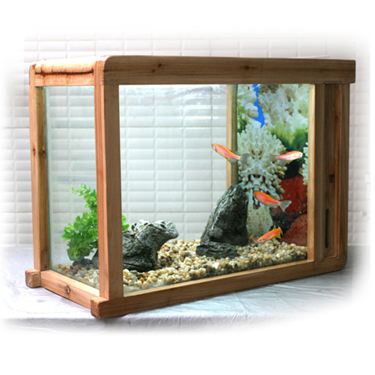 Timber Fish Tank --Natural Style