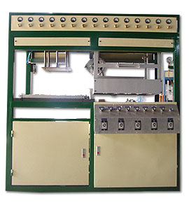 semi automatic vacuum forming machine