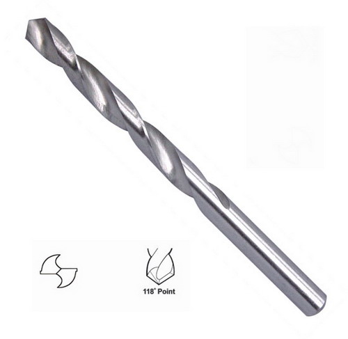 DIN338, Rolled & Polished, HSS Twist Drill Bits