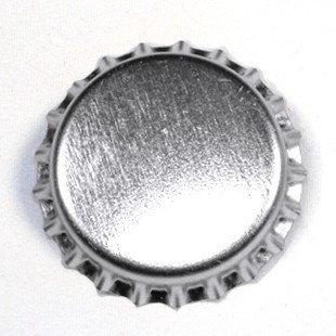 flattened bottle cap