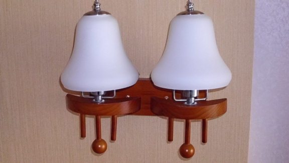sell wooden wall lamp