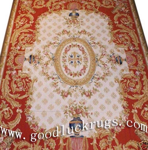 AUTHENTIC FRENCH AUBUSSON WEAVE RUG