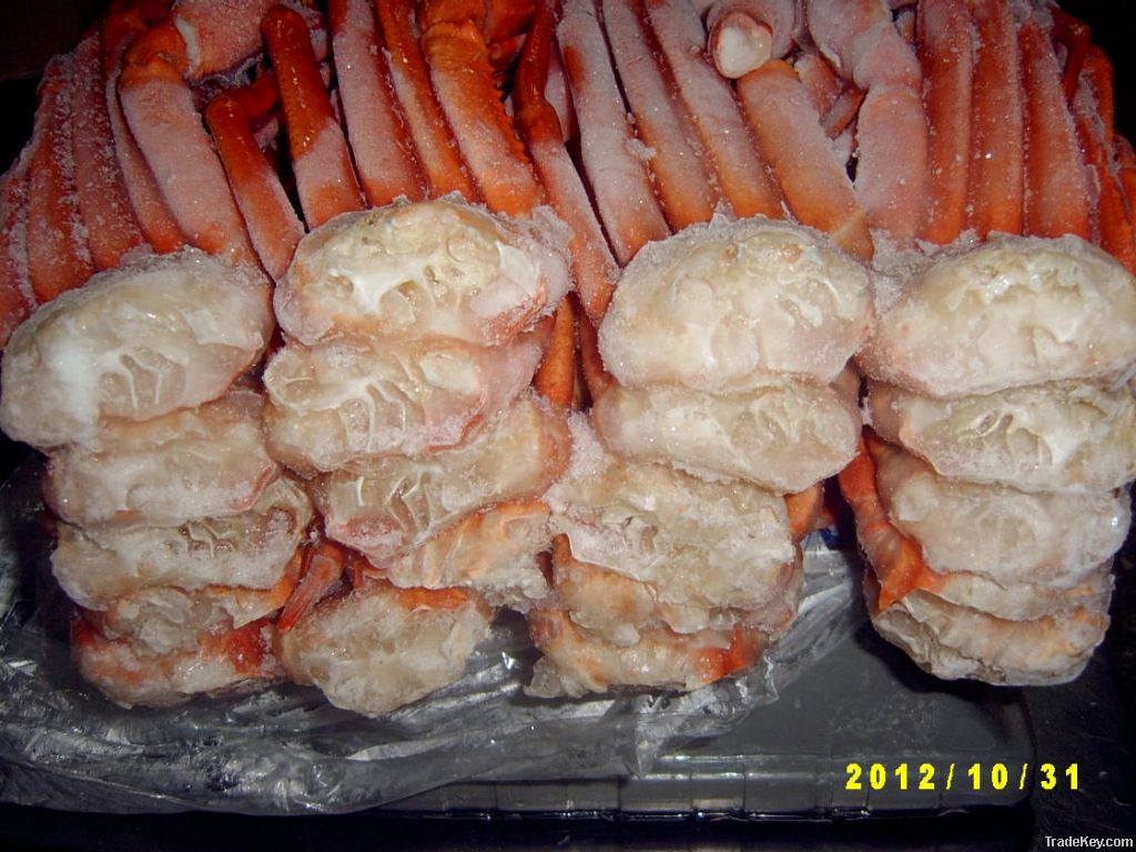 IQF cooked snow crab clusters