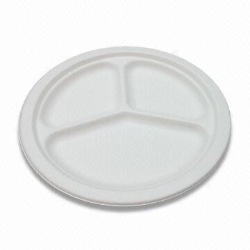 9-inch Three Disposable Plates