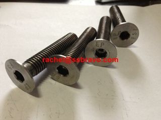 countersunk head socket screw AISI321 stainless steel SS321 W1.4841 B8T