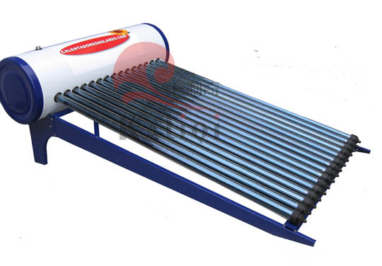 Heat pipe pressurized solar water heater