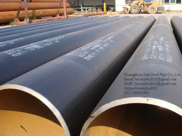 API 5L X65 PSL2 std BLACK ERW CARBON STEEL PIPE